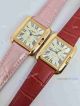Swiss Replica Cartier Tank Watch Gold Case Pink Leather  (9)_th.jpg